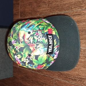 Yea.Nice Parrots Multicolor Adjustable Snapback Hat Cap OS